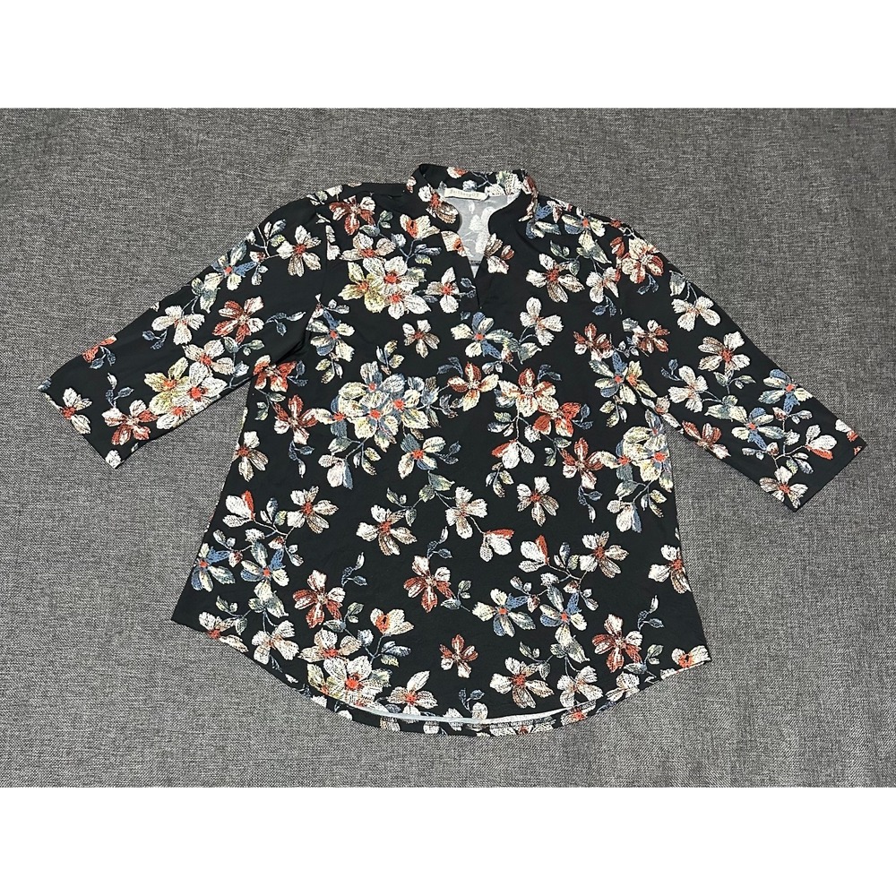 BaiShengGT Women's XL‎ Pullover Floral Tunic Blouse